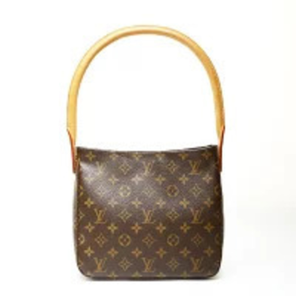 Louis Vuitton Shoulder Bag Monogram Looping Brown